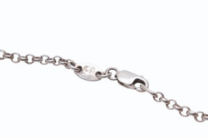 CHROME HEARTS クロムハーツ NECKCHAIN R16 ロールチェーン 16インチ ネックレス 重量約4.5g 全長約41cm シルバ−925 美品 中古 4b004092 