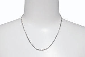 CHROME HEARTS クロムハーツ NECKCHAIN R16 ロールチェーン 16インチ ネックレス 重量約4.5g 全長約41cm シルバ−925 美品 中古 4b004092 