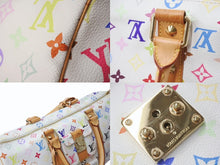 Load image into Gallery viewer, LOUIS VUITTON ルイヴィトン キーポル45 ボストンバッグ M92641 モノグラム マルチカラー ホワイト 村上隆 美品 中古 4b004093