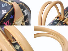 Load image into Gallery viewer, 極美品 LOUIS VUITTON ルイヴィトン キーポル 45 ボストンバッグ M92640 モノグラム マルチカラー ブラック 村上隆 中古 4b004097