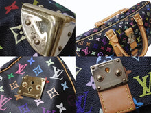 Load image into Gallery viewer, 極美品 LOUIS VUITTON ルイヴィトン キーポル 45 ボストンバッグ M92640 モノグラム マルチカラー ブラック 村上隆 中古 4b004097