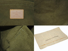Load image into Gallery viewer, 極美品 LOUIS VUITTON ルイヴィトン ハンドバッグ デニム ネオスピーディ M95215 モノグラムデニム カーキ ゴールド金具 中古 4b004098