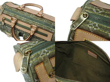 Load image into Gallery viewer, 極美品 LOUIS VUITTON ルイヴィトン ハンドバッグ デニム ネオスピーディ M95215 モノグラムデニム カーキ ゴールド金具 中古 4b004098