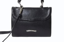 Load image into Gallery viewer, 極美品 CHROME HEARTS クロムハーツ ドッグアダムス BSフレア 2WAYバッグ ダガージップ レザー シルバ−925 ブラック 中古 4b004099