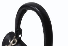 Load image into Gallery viewer, 極美品 CHROME HEARTS クロムハーツ ドッグアダムス BSフレア 2WAYバッグ ダガージップ レザー シルバ−925 ブラック 中古 4b004099