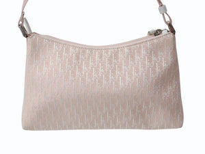 極美品 Christian Dior クリスチャンディオール ワンショルダーバッグ RU0074 トロッター柄 キャンバス ピンク ガリアーノ期 中古 4b004101