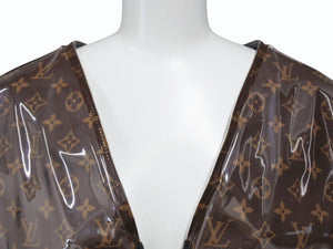 極美品 LOUIS VUITTON ルイヴィトン インフレーダブルキャンバス モノグラム ベスト 21SS ヴァージル期 希少 ブラウン 中古 4b004109