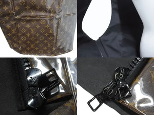 極美品 LOUIS VUITTON ルイヴィトン インフレーダブルキャンバス モノグラム ベスト 21SS ヴァージル期 希少 ブラウン 中古 4b004109