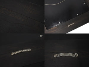 極美品 CHROME HEARTS クロムハーツ エボニーウッド フレーム 額縁 CHプラス ブラウン シルバー925 中古 4b004117 