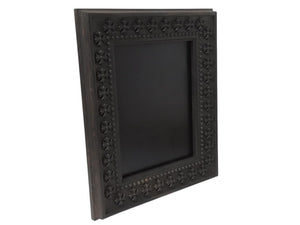 極美品 CHROME HEARTS クロムハーツ エボニーウッド フレーム 額縁 CHプラス ブラウン シルバー925 中古 4b004117 