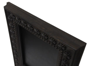 極美品 CHROME HEARTS クロムハーツ エボニーウッド フレーム 額縁 CHプラス ブラウン シルバー925 中古 4b004117 