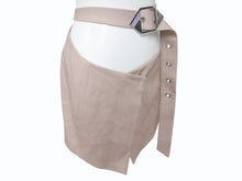 画像をギャラリービューアに読み込む, THE ATTICO ジ アティコ Belted Wrapped Mini Skirt ミニスカート 241WCS182 ベージュ サイズ40 美品 中古 4b004119