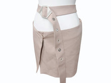 画像をギャラリービューアに読み込む, THE ATTICO ジ アティコ Belted Wrapped Mini Skirt ミニスカート 241WCS182 ベージュ サイズ40 美品 中古 4b004119