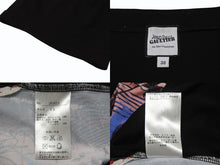 Load image into Gallery viewer, 極美品 Jean Paul GAULTIER ジャンポールゴルチェ 長袖Tシャツ カットソー 総柄 JPJ023 ブラック マルチカラー サイズ38 中古 4b004120