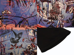 極美品 Jean Paul GAULTIER ジャンポールゴルチェ 長袖Tシャツ カットソー 総柄 JPJ023 ブラック マルチカラー サイズ38 中古 4b004120