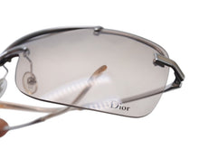 Load image into Gallery viewer, 極美品 CHRISTIAN DIOR クリスチャンディオール サングラス 一枚レンズ AURFL 115 ブラウン シルバー金具 中古 4b004124