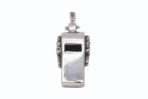 CHROME HEARTS クロムハーツ WHISTLE TNY W/SIDE DAGGER タイニーホイッスル サイドダガー チャーム 重量約5.8g シルバー925 美品 中古 4b004125 