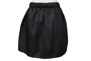 極美品 PRADA プラダ ナイロン ミニスカート 21H853 サイズ38 フレア ブラック イタリア製 中古 4b004126