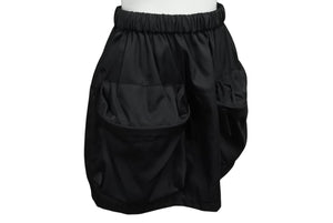 極美品 PRADA プラダ ナイロン ミニスカート 21H853 サイズ38 フレア ブラック イタリア製 中古 4b004126