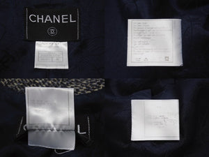 CHANEL シャネル ツイード ショートジャケット P18353V10570 サイズ40 ココマークボタン マルチカラー 美品 中古 4b004127