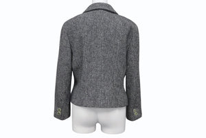 CHANEL シャネル ツイード ショートジャケット P18353V10570 サイズ40 ココマークボタン マルチカラー 美品 中古 4b004127