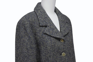 CHANEL シャネル ツイード ショートジャケット P18353V10570 サイズ40 ココマークボタン マルチカラー 美品 中古 4b004127