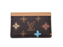 画像をギャラリービューアに読み込む, 極美品 LOUIS VUITTON ルイヴィトン モノグラム ポルト カルト サーンプル カードケース M83348 ブラウン マルチカラー 中古 4b004131