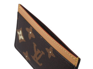 極美品 LOUIS VUITTON ルイヴィトン モノグラム ポルト カルト サーンプル カードケース M83348 ブラウン マルチカラー 中古 4b004131