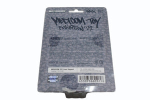 新品未使用 BE@RBRICK キーホルダー キーチャーム MEDICOM TOY EXHIBITION’22 メディコムトイ エキシヴィジョン'22 ネイビー 中古 4b004135
