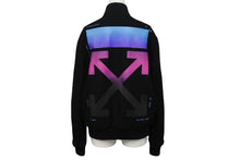 Load image into Gallery viewer, OFF WHITE オフホワイト 18AW DIAG GRADIENT VARSITY JACKET ウール グラデーション スタジャン ブラック サイズXS 美品 中古 4b004137