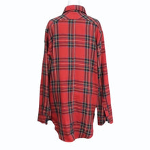 Load image into Gallery viewer, FEAR OF GOD フィアオブゴッド Jerry Lorenzo Zipper Flannel フランネルシャツ 長袖シャツ レッド サイズM 美品 中古 4b004138