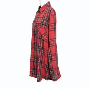 FEAR OF GOD フィアオブゴッド Jerry Lorenzo Zipper Flannel フランネルシャツ 長袖シャツ レッド サイズM 美品 中古 4b004138