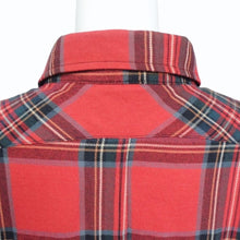 Load image into Gallery viewer, FEAR OF GOD フィアオブゴッド Jerry Lorenzo Zipper Flannel フランネルシャツ 長袖シャツ レッド サイズM 美品 中古 4b004138