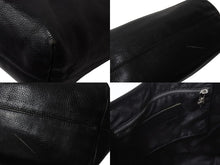 画像をギャラリービューアに読み込む, CHROME HEARTS クロムハーツ FS TOTE トートバッグ CHクロスパッチ ダガージップ レザー ブラック シルバー925 美品 中古 4b004139 