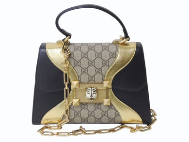 GUCCI ヴィンテージハンドバッグ GUCCI グッチ ヴィンテージ ハンドバッグ 黒 - メルカリ