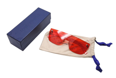 LOUIS VUITTON ルイヴィトン サングラス Z2206U サングラス LV スーパーライト レッド ナイロン 美品 中古 4b004143