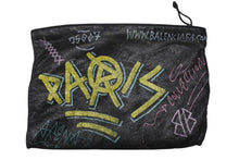 Load image into Gallery viewer, BALENCIAGA バレンシアガ 18SS Graffiti Clutch Bag グラフィティ クラッチバッグ 459745 ブラック 良品 中古 4b004145