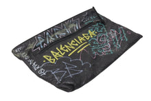 Load image into Gallery viewer, BALENCIAGA バレンシアガ 18SS Graffiti Clutch Bag グラフィティ クラッチバッグ 459745 ブラック 良品 中古 4b004145