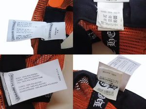 CHROME HEARTS クロムハーツ MATTY BOY マッティボーイ セックス レコード It Is What It Is トラッカーハット メッシュキャップ オレンジ 美品 中古 4b004148 