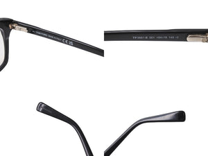 TOM FORD トムフォード サングラス ブラック プラスチック 54□18-145 TF56661-B–001 シルバー金具 美品 中古 4b004150