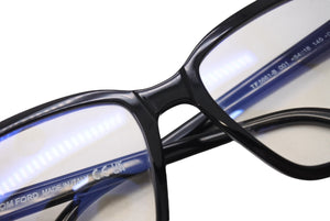 TOM FORD トムフォード サングラス ブラック プラスチック 54□18-145 TF56661-B–001 シルバー金具 美品 中古 4b004150