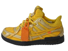 Load image into Gallery viewer, NIKE × Off-White ナイキ オフホワイト エアラバーダンク ユニバーシティゴールド CU6015-700 スニーカー イエロー サイズ27cm 良品 中古 4b004152