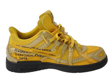 Load image into Gallery viewer, NIKE × Off-White ナイキ オフホワイト エアラバーダンク ユニバーシティゴールド CU6015-700 スニーカー イエロー サイズ27cm 良品 中古 4b004152