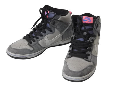 NIKE SB DUNK HI PRO ISO ナイキ ダンク ハイ プロ スニーカー グレー レザー 26.5cm DJ9800-001 中古 4b004154