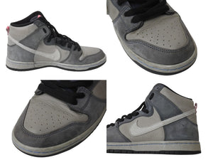 NIKE SB DUNK HI PRO ISO ナイキ ダンク ハイ プロ スニーカー グレー レザー 26.5cm DJ9800-001 中古 4b004154