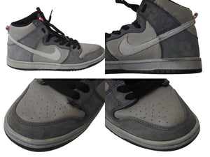NIKE SB DUNK HI PRO ISO ナイキ ダンク ハイ プロ スニーカー グレー レザー 26.5cm DJ9800-001 中古 4b004154
