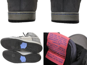 NIKE SB DUNK HI PRO ISO ナイキ ダンク ハイ プロ スニーカー グレー レザー 26.5cm DJ9800-001 中古 4b004154