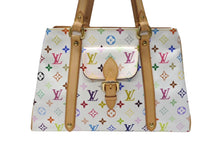 画像をギャラリービューアに読み込む, LOUIS VUITTON ルイヴィトン オーレリアMM トートバッグ M40094 村上隆 モノグラムマルチカラー ホワイト 美品 中古 4b004161