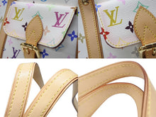 画像をギャラリービューアに読み込む, LOUIS VUITTON ルイヴィトン オーレリアMM トートバッグ M40094 村上隆 モノグラムマルチカラー ホワイト 美品 中古 4b004161