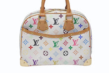Load image into Gallery viewer, LOUIS VUITTON ルイヴィトン ハンドバッグ トゥルーヴィル モノグラム ホワイト マルチカラー M92663 ゴールド金具 中古 4b004163